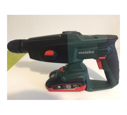 Аккумуляторный перфоратор Metabo KHA 18 LTX + 3.5 Ач LiHD + ЗУ ASC 55 T0332 Аккумуляторный перфоратор Metabo KHA 18 LTX + 3.5 Ач LiHD + ЗУ ASC 55 T0332