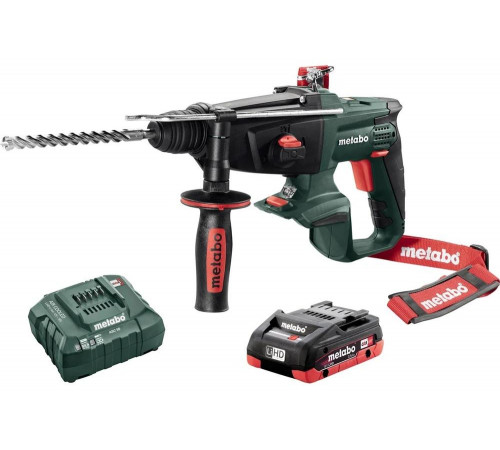 Аккумуляторный перфоратор Metabo KHA 18 LTX + 3.5 Ач LiHD + ЗУ ASC 55 T0332 Аккумуляторный перфоратор Metabo KHA 18 LTX + 3.5 Ач LiHD + ЗУ ASC 55 T0332