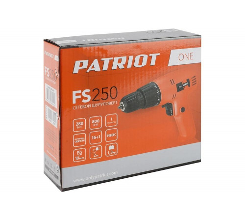 Сетевая дрель-шуруповерт Patriot FS 250 Сетевая дрель-шуруповерт Patriot FS 250