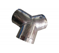 Y-образный разветвитель KraftWell 76х76x76 мм KRW-SY-76