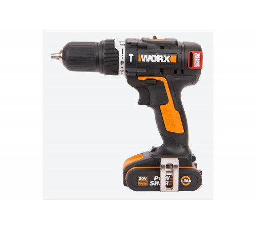 Ударная аккумуляторная бесщеточная дрель-шуруповерт WORX WX367.3 Ударная аккумуляторная бесщеточная дрель-шуруповерт WORX WX367.3