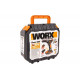 Ударная аккумуляторная бесщеточная дрель-шуруповерт WORX WX367.3