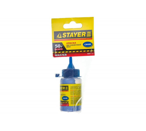 STAYER 50 гр., цвет синяя, краска для малярных шнуров 0640-1_z01