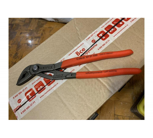 Универсальные переставные клещи KNIPEX КОБРА ES KN-8751250 Универсальные переставные клещи KNIPEX КОБРА ES KN-8751250