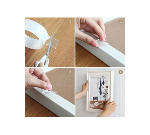 Двухсторонняя клейкая лента DEKO 3 м DKT03 041-0216 Двухсторонняя клейкая лента DEKO 3 м DKT03 041-0216