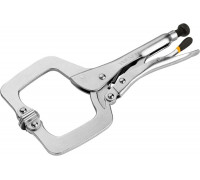 Зажим с фиксатором TOLSEN 280 мм, С-образный, с подвижными губками TT10056