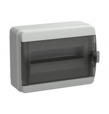 Корпус пластиковый IEK TEKFOR КМПн-12 IP65 черная прозрачная дверь TF5-KP72-N-12-65-K03-K02