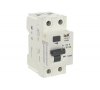 Выключатель дифференциального тока IEK ARMAT R10N 2P 25А 30мА тип A AR-R10N-2-025A030