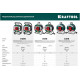 KRAFTOOL K-325, КГ 3х2.5 30м 4000Вт IP44, Силовой удлинитель на стальной катушке (55086-30)