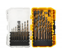 Набор сверл Dewalt DT70729, Black&Gold по металлу, 1-12 мм, 23 шт DT70729-QZ
