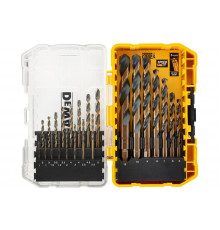 Набор сверл Dewalt DT70729, Black&Gold по металлу, 1-12 мм, 23 шт DT70729-QZ