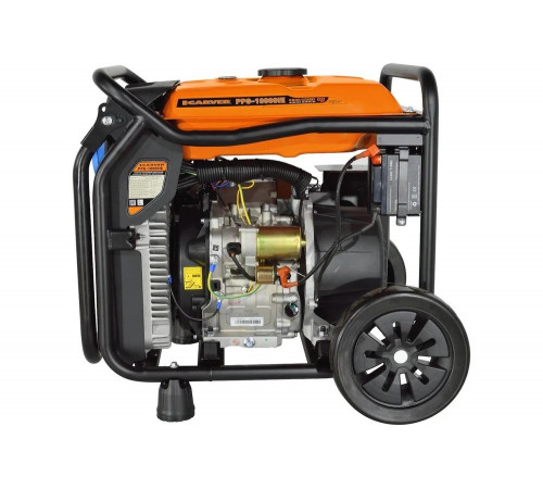 Генератор CARVER PPG-10000IЕ инверторный 8/8,5кВт, 220/12В, 2+1розетки, без ATS-порта, диспл, колеса 01.020.00049 Генератор CARVER PPG-10000IЕ инверторный 8/8,5кВт, 220/12В, 2+1розетки, без ATS-порта, диспл, колеса 01.020.00049