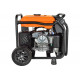 Генератор CARVER PPG-10000IЕ инверторный 8/8,5кВт, 220/12В, 2+1розетки, без ATS-порта, диспл, колеса 01.020.00049