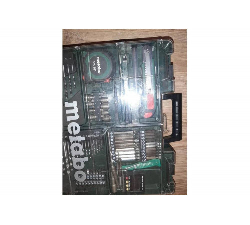 Аккумуляторная дрель Metabo BS 14.4 с набором оснастки 602206880 Аккумуляторная дрель Metabo BS 14.4 с набором оснастки 602206880