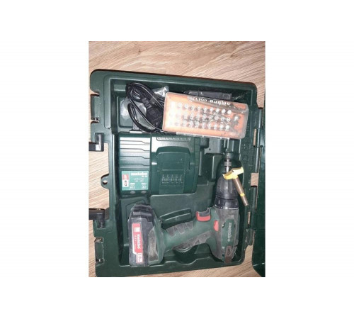 Аккумуляторная дрель Metabo BS 14.4 с набором оснастки 602206880 Аккумуляторная дрель Metabo BS 14.4 с набором оснастки 602206880