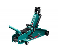 Подкатной домкрат с увеличенным подъемом и фиксатором KRAFTOOL S-PIN 2.5т, 140-385 мм 43457-2.5