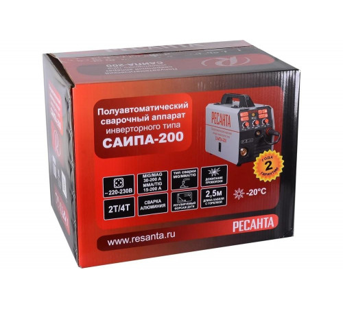 Сварочный полуавтомат Ресанта САИПА-200