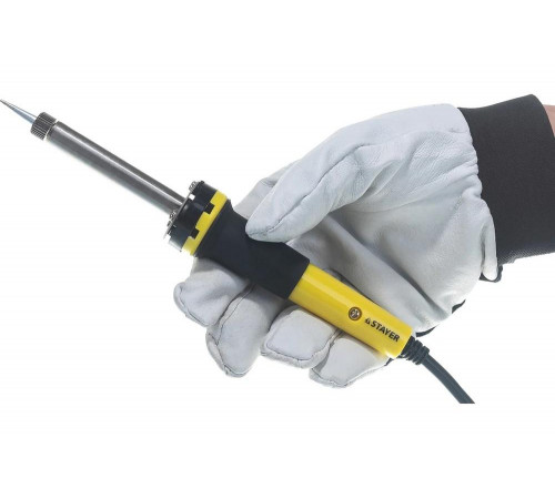 STAYER 40 Вт, 5 предметов, набор для паяльных работ Proterm 55312-40-H5 Professional