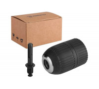 Патрон быстрозажимной CH02 (1.5-13 мм;1/2"-20 UNF; с адаптером SDS+) DEKO 065-0799