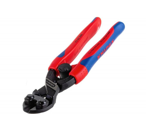 Бокорезы для реза мягкого металла и пластика Knipex губки 20°,пружина, 200 мм, 2-комп ручки KN-7262200 Бокорезы для реза мягкого металла и пластика Knipex губки 20°,пружина, 200 мм, 2-комп ручки KN-7262200