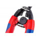 Бокорезы для реза мягкого металла и пластика Knipex губки 20°,пружина, 200 мм, 2-комп ручки KN-7262200