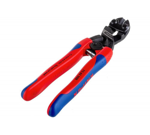 Бокорезы для реза мягкого металла и пластика Knipex губки 20°,пружина, 200 мм, 2-комп ручки KN-7262200 Бокорезы для реза мягкого металла и пластика Knipex губки 20°,пружина, 200 мм, 2-комп ручки KN-7262200