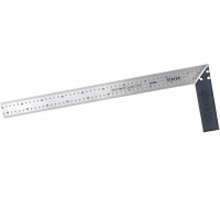 Cтолярный угольник STAYER Stabil с нержавеющим полотном, 500 мм 3431-50