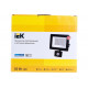 Светодиодный прожектор IEK СДО 06-50Д, черный, с датчиком движения, IP54, 6500K LPDO602-50-65-K02