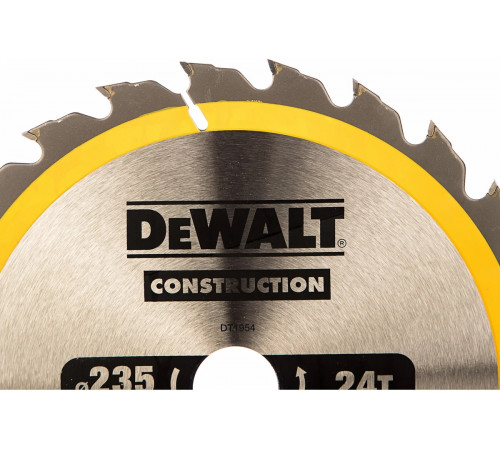 Пильный диск CONSTRUCT (235х30 мм; 24 ATB) DEWALT DT1954