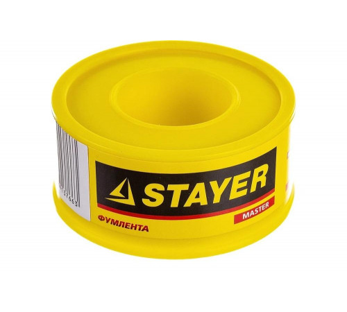 STAYER толщина 0,075 мм, плотность 0,40 г/см3, ширина 19 мм, фум лента 12360-19-040 STAYER толщина 0,075 мм, плотность 0,40 г/см3, ширина 19 мм, фум лента 12360-19-040