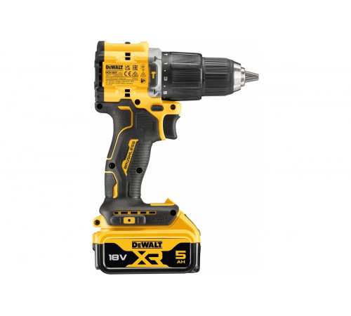 Аккумуляторная ударная дрель-шуруповерт DEWALT 18 В, 1650 об/мин, 28050 уд/мин, с 2 АКБ 5 Ач и ЗУ, в кейсе TSTAK DCD100YP2T