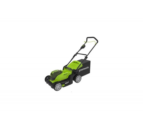 Аккумуляторная газонокосилка GreenWorks 2х24V, 41 см, с 2хАКБ 4Ач и ЗУ 2512607UD Аккумуляторная газонокосилка GreenWorks 2х24V, 41 см, с 2хАКБ 4Ач и ЗУ 2512607UD