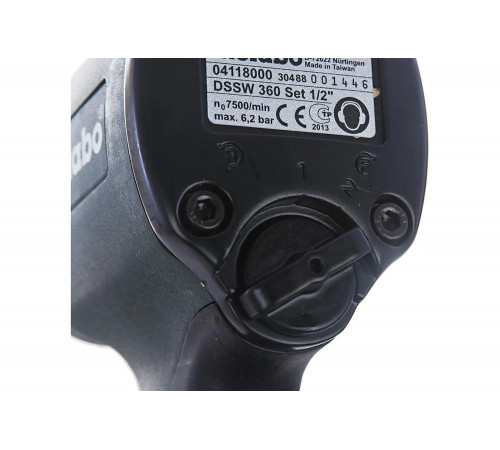 Гайковерт пневматический ударный METABO DSSW 360 Set (604118500)