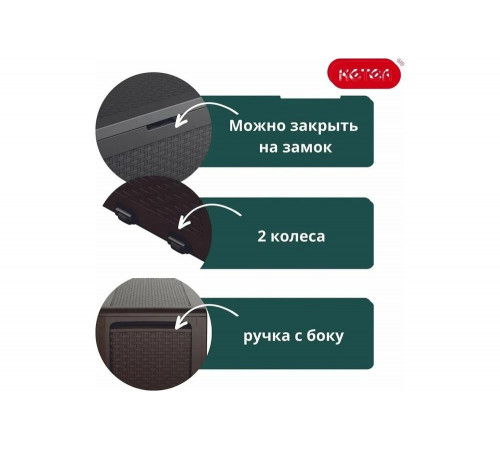 Сундук Keter SAMOA RATTAN BOX 246962 Сундук Keter SAMOA RATTAN BOX 246962