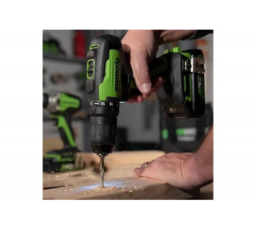 Аккумуляторная дрель-шуруповерт GreenWorks GD24DD35 3704007