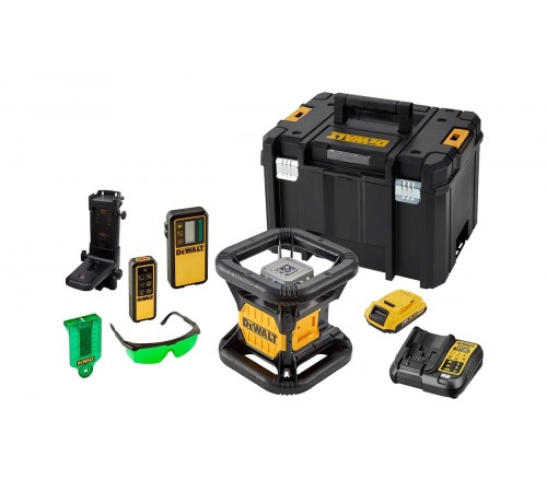 Ротационный лазерный уровень с зеленым лучом DeWALT DCE079D1G-QW