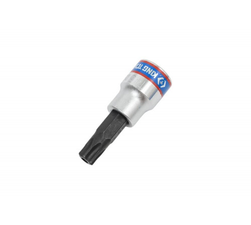 Торцевая насадка 3/8, Torx, T45, L = 50 мм, с отверстием KING TONY 302745 Торцевая насадка 3/8, Torx, T45, L = 50 мм, с отверстием KING TONY 302745