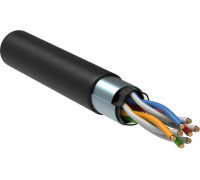 Витая пара IEK ITK F/UTP кат.5E 4х2х24AWG LDPE черный 305м LC3-C5E04-339