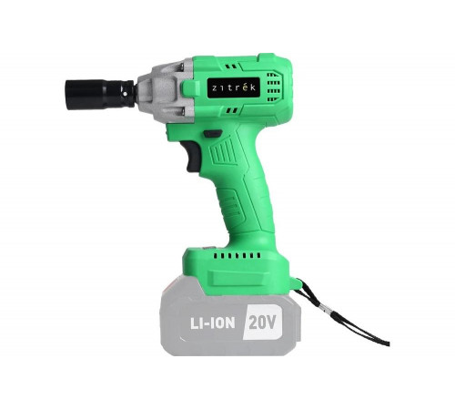 Гайковерт аккумуляторный бесщеточный ударный Zitrek Crusher 20-Li (20В, Li-ion 2x6.0Ач, з/у, кейс) 063-4372