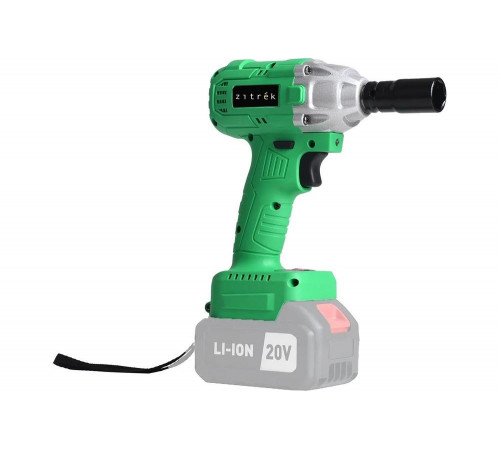 Гайковерт аккумуляторный бесщеточный ударный Zitrek Crusher 20-Li (20В, Li-ion 2x6.0Ач, з/у, кейс) 063-4372