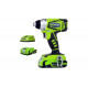 Аккумуляторная импульсная отвертка Greenworks G24IDK2 32047a
