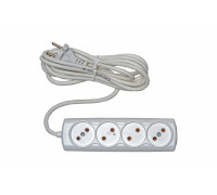 Бытовой удлинитель RUCELF 4 гнезда ПВС 2х1 RU-04-210-05S 00-00003144
