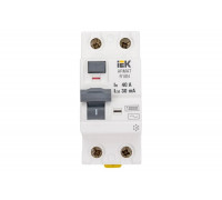 Выключатель дифференциального тока IEK ARMAT R10N 2P 40А 30мА тип AC AR-R10N-2-040C030