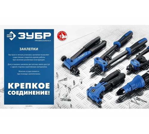 ЗУБР 3.2 х 8 мм, 1000 шт., нержавеющие заклепки 31316-32-08 Профессионал ЗУБР 3.2 х 8 мм, 1000 шт., нержавеющие заклепки 31316-32-08 Профессионал
