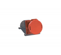 Розетка IEK 134, наружная установка, 63А, 3P+Е, 380В, IP54 PSR12-063-4