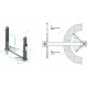 2х-стоечный подъемник NORDBERG 4.5 т, 220 В N4123A-4,5T