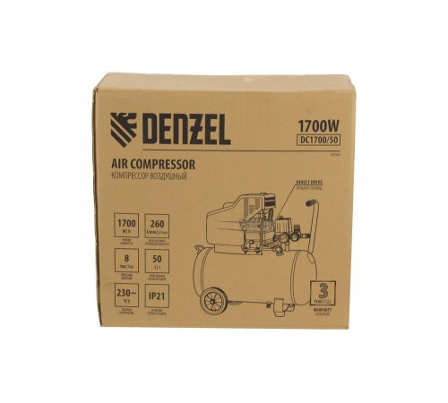 Компрессор DENZEL DC1700/50 Компрессор DENZEL DC1700/50