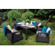 Комплект мебели Keter Corfu fiesta set графит 223216