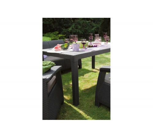 Комплект мебели Keter Corfu fiesta set графит 223216 Комплект мебели Keter Corfu fiesta set графит 223216