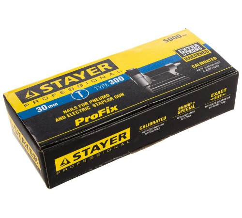 STAYER гвозди тип 300, 30 мм, гвозди особотвердые 31530-30 Professional STAYER гвозди тип 300, 30 мм, гвозди особотвердые 31530-30 Professional